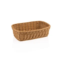 Korb WEAVER PRO Tischkörbe, 31 x 21 x 9 cm, beige, Polypropylen