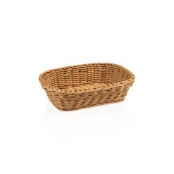 Korb WEAVER PRO Tischkörbe, 26,5 x 19 x 7 cm, beige, Polypropylen
