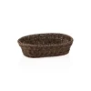 Korb WEAVER PRO Tischkörbe, 32 x 23 x 7 cm, oval, braun, Polypropylen