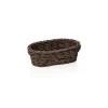 Korb WEAVER PRO Tischkörbe, 19 x 12 x 6 cm, oval, braun, Polypropylen