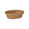 Korb WEAVER PRO Tischkörbe, 25 x 19 x 6,5 cm, oval, beige, Polypropylen