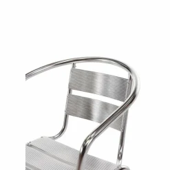 KRISTA Bistrostuhl Aluminium mit Armlehne stapelbar