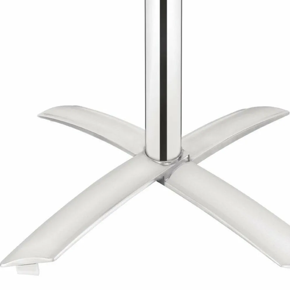 KRISTA Bistrotisch klappbar, Edelstahl Tischplatte rund 60 cm