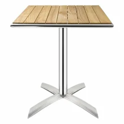 KRISTA Bistrotisch klappbar, Eschenholz Tischplatte 60x60 cm