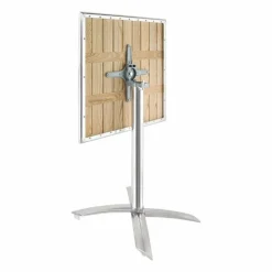KRISTA Bistrotisch klappbar, Eschenholz Tischplatte 60x60 cm