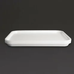 Kristallon Fast Food-Tablett weiß 34,5 x 26,5cm