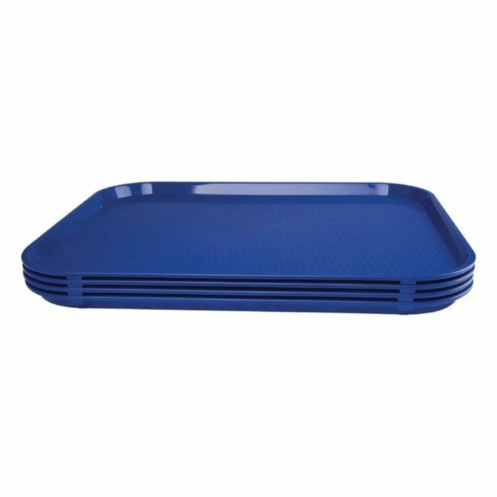 Kristallon Fast-Food-Tablett blau 45 x 35cm