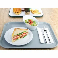 Kristallon Fast-Food-Tablett grau 45 x 35cm