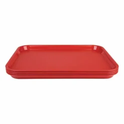 Kristallon Fast-Food-Tablett rot 34,5 x 26,5cm