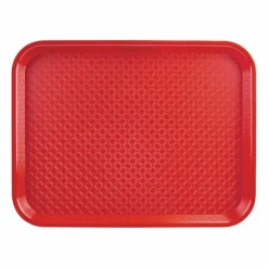 Kristallon Fast-Food-Tablett rot 41,5 x 30,5cm