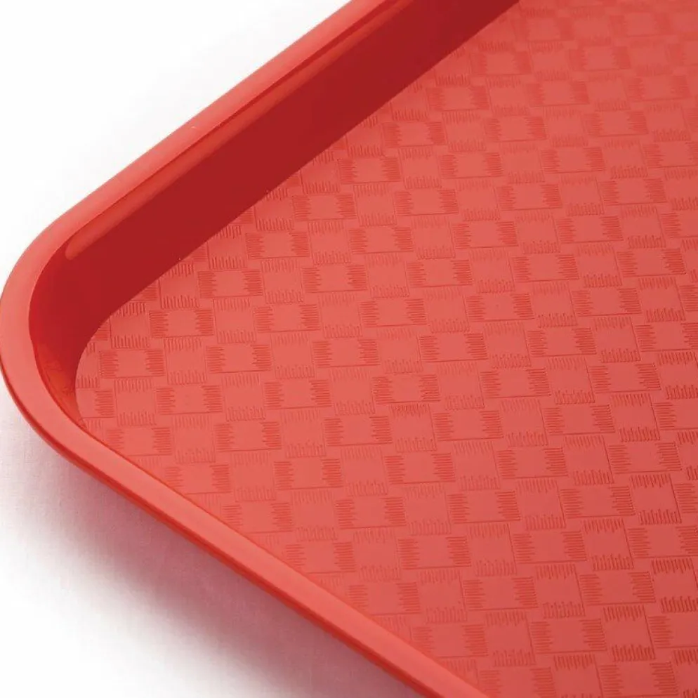 Kristallon Fast-Food-Tablett rot 41,5 x 30,5cm