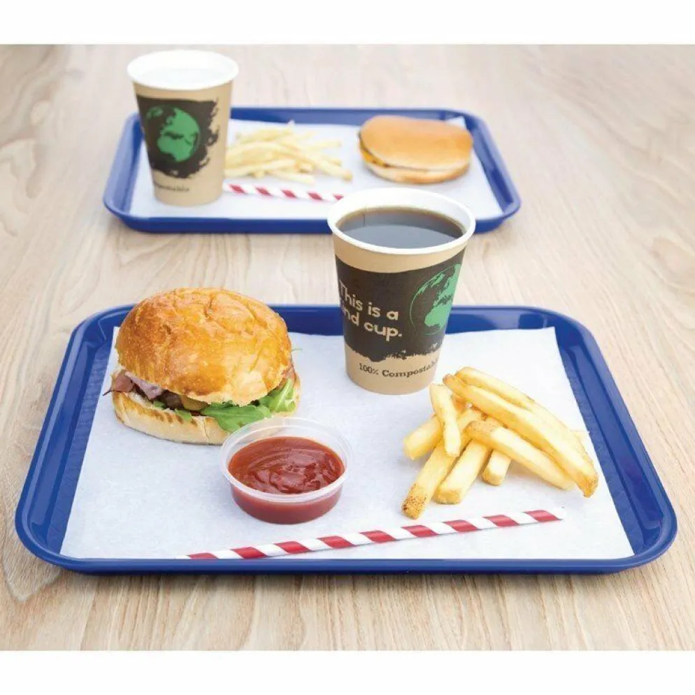 Kristallon Fast-Food-Tablett blau 34,5 x 26,5cm