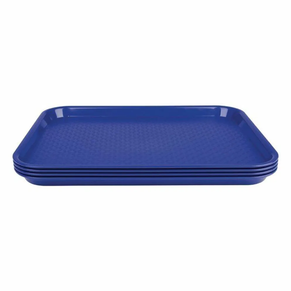 Kristallon Fast-Food-Tablett blau 34,5 x 26,5cm