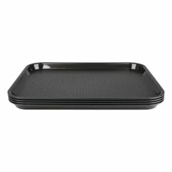 Kristallon Fast-Food-Tablett schwarz 34,5 x 26,5cm
