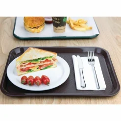 Kristallon Fast-Food-Tablett braun 41,5 x 30,5cm