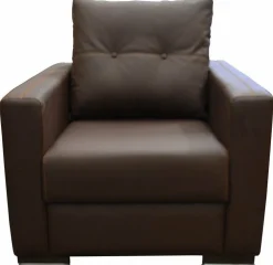 KRISTAL Lounge Sofa 1 Sitzer Braun