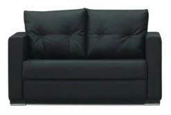 KRISTAL Sofa 2 Sitzer Schwarz