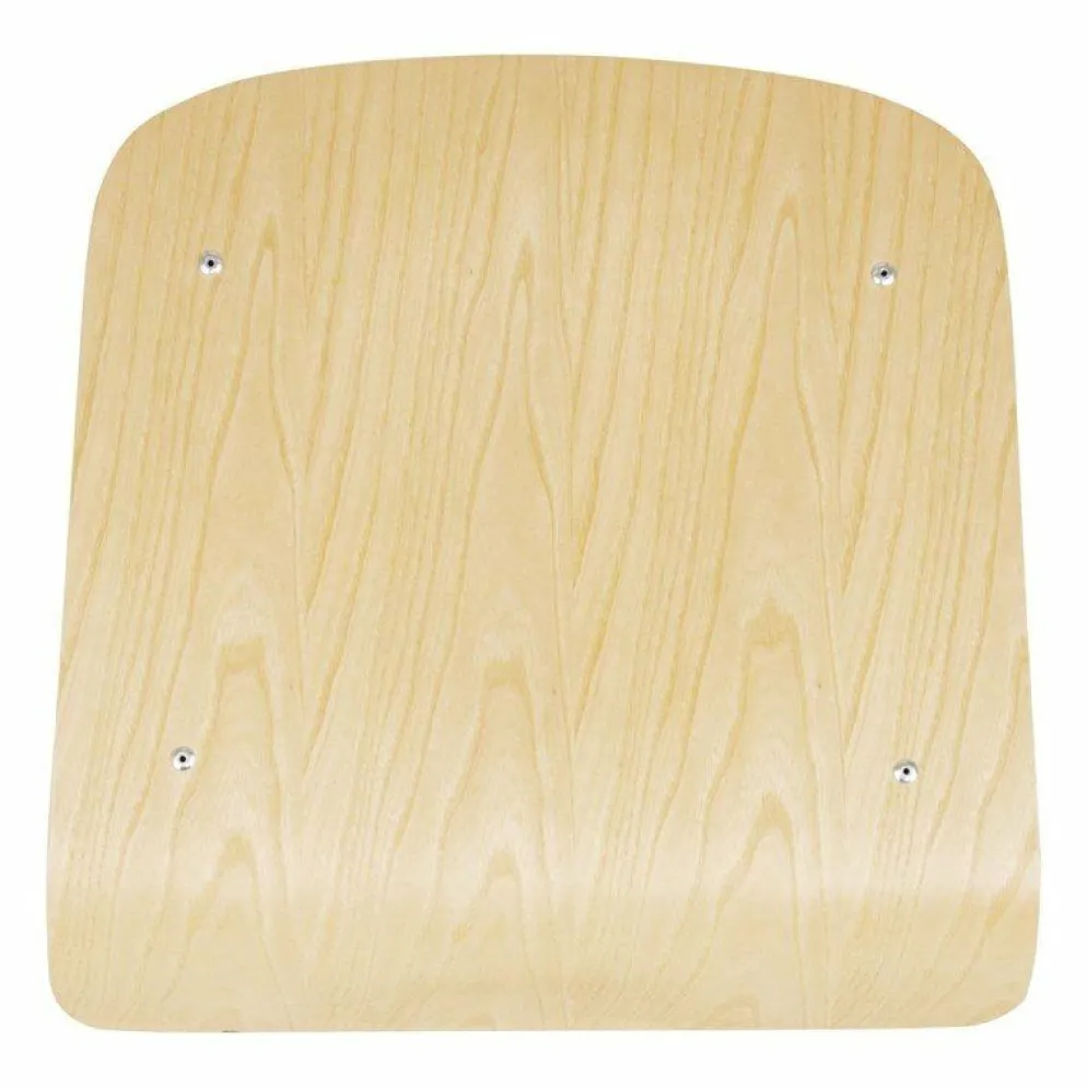 KRISTA-ST Stuhl Stahl mit Holzsitz und Rückenlehne