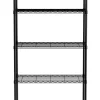 Lagerregal, 5 Regale Schwarz, 910x455x1830mm