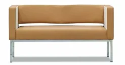 LODI LOBI Sofa 2 Sitzer Hellbraun