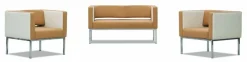 LODI LOBI Sofa 2 Sitzer Hellbraun