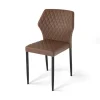 Louis Stapelstuhl Cognac, gepolstert, feuerhemmend, 49x57,5x81,5cm