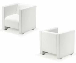 Lounge Bank Reka 70x70 cm, weiss