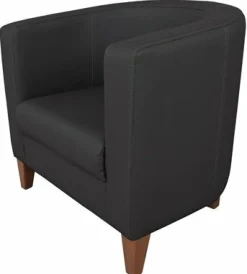 Lounge Cocktailsessel Lucy PRO Schwarz, 1 Sitzer 77