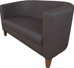 Lounge Cocktailsessel Lucy PRO Braun, 2 Sitzer 130 cm