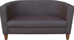 Lounge Cocktailsessel Lucy PRO Braun, 2 Sitzer 130 cm