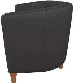 Lounge Cocktailsessel Lucy PRO Schwarz, 2 Sitzer 130 cm