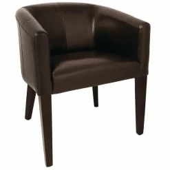 Lounge Sessel Cocktailsessel Atlas S135L dunkelbraun