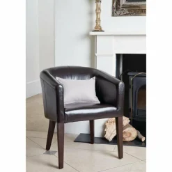 Lounge Sessel Cocktailsessel Atlas S135L dunkelbraun