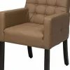 Lounge Stuhl Linda braun