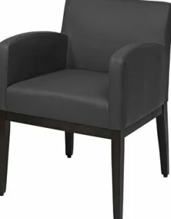 Lounge Stuhl Torino schwarz Wenge