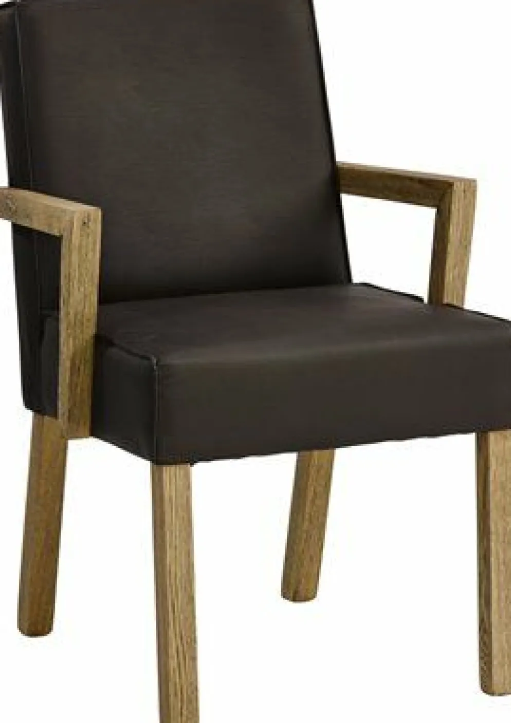 Lounge Stuhl Verona braun mit Armlehne