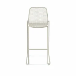 Mase Barhocker Metall stapelbar Beige