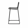 Mase Barhocker Metall stapelbar Schwarz