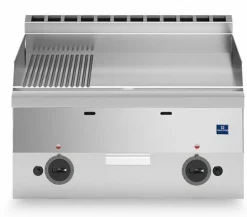 MASTRO Gas-Grillplatte 1/3 gerillt, 2/3 glatt, 10,4kW, 600x600x300mm