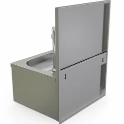 MASTRO Handwaschbecken mit Kniebedienung und Seifenspender
