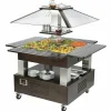 MASTRO kaltes Buffet, 4x GN 1/1, feste Haube, 1445x1445x1540mm