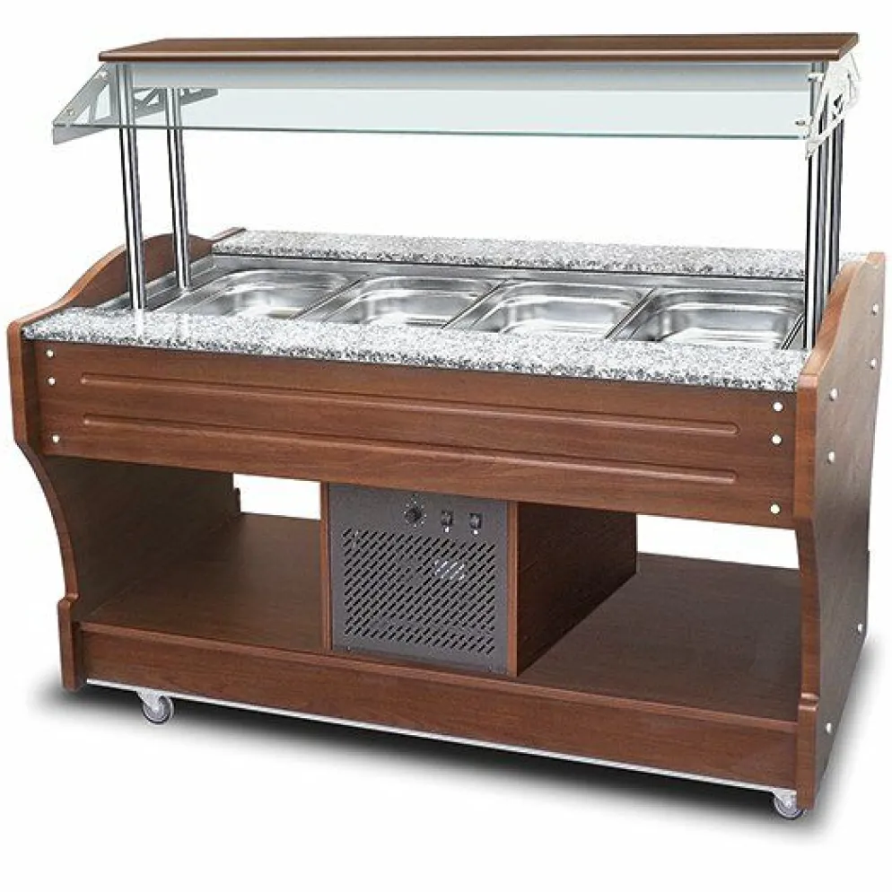 MASTRO Kühl-Salat-Buffet für 4x GN 1/1, Breite 1550mm