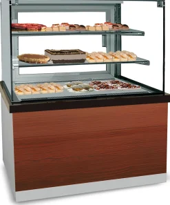 MASTRO Kuchentheke Konditoreitheke PRO Holzfront, 1000x780x1310mm