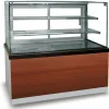 MASTRO Kuchentheke Konditoreitheke PRO Holzfront, 1400x780x1310mm