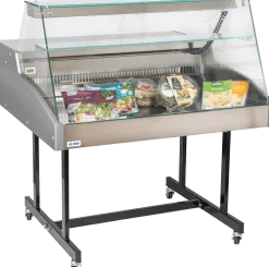Mehrzweckvitrine Super 1500 mit geradem Glasaufbau