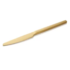 Menümesser Set ALEX GOLD, mit gold, matter PVD Beschichtung, 23 cm, Set á 12 Stück