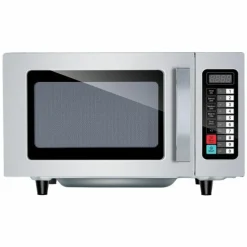 Mikrowelle digital Edelstahl 900 Watt, 25 Liter, ohne Drehteller