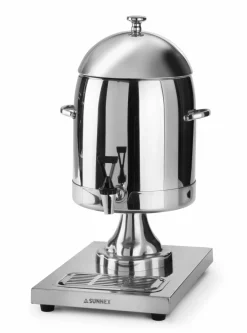 Milchspender mit Eiszylinder 10,5 l Edelstahl
