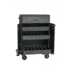 Minibar Servicetrolley, 87 x 48 x 130 cm, Aluminium, HPL