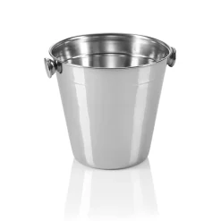 Mini Eiseimer, Ø 14 cm, Höhe 13 cm, 1 Liter, Chromnickelstahl